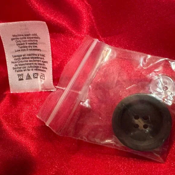 Coldwater Creek Red Faux Fur Car Coat - Picture 13 of 13